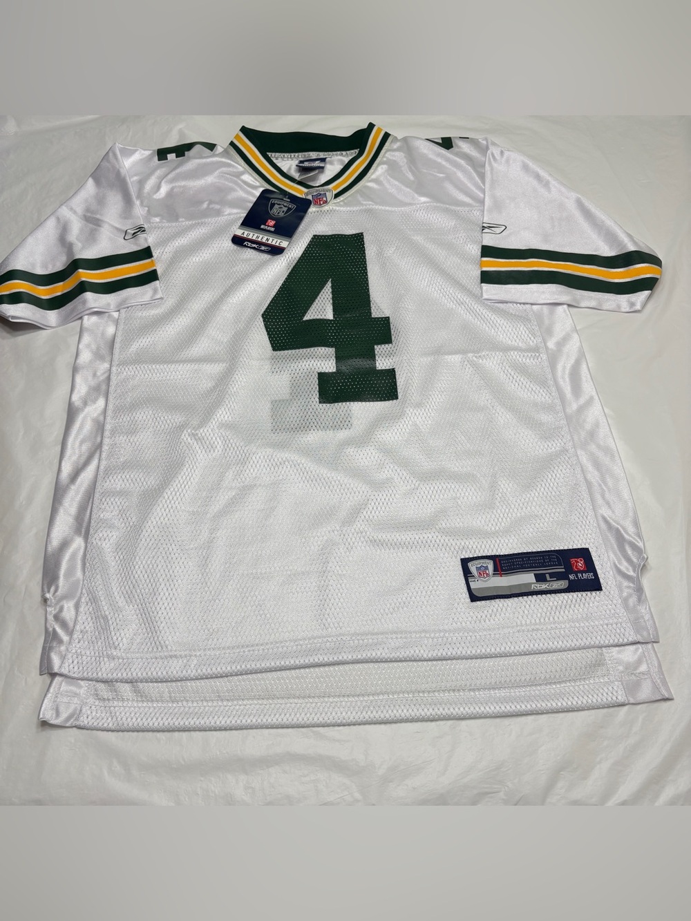 Vintage Green Bay Packers #4 Brett Favre #4 Reebok Jersey Men’s Large New